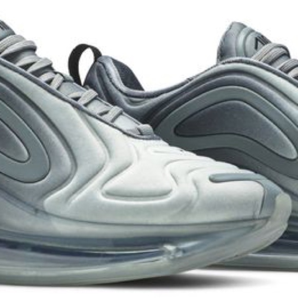 Nike Air Max 720 Cool Grey Sneakers Shoes Men’s Size 12 Rubber Tread - Picture 3 of 12